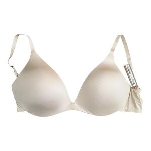 Skims Sand Wireless Super Push Up Bra Size 32DDDD NWT
